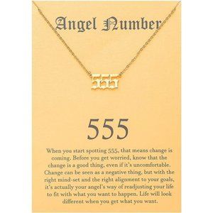 Angel Number Choker Necklace Numerology Jewelry for Women